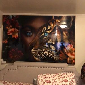 Am selling this nice peace of chart with half women and half tiger is pretty